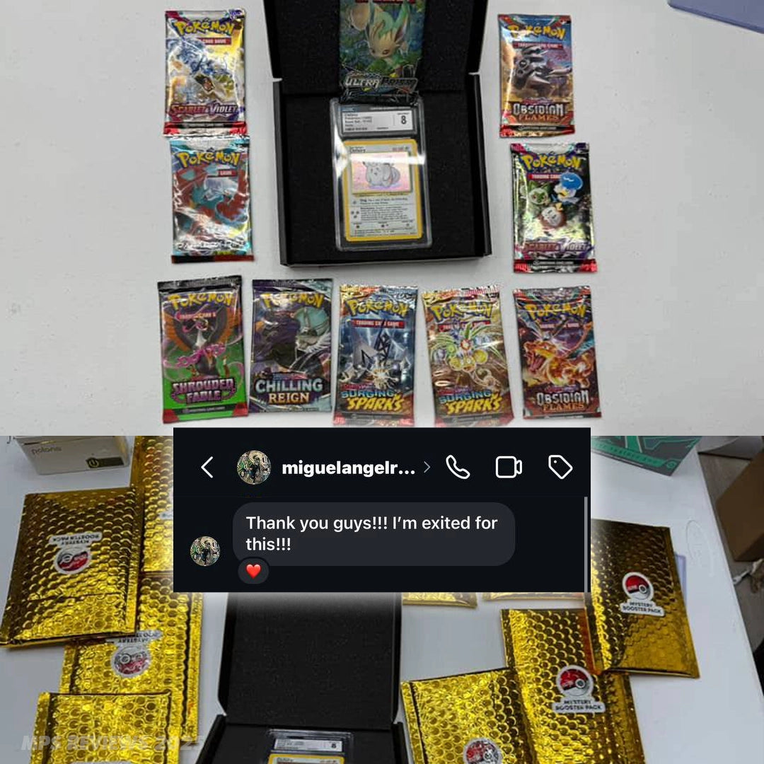 Starter Pokémon Mystery Box and Golden Ticket