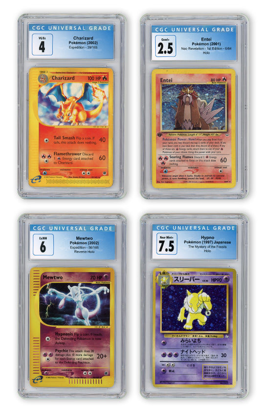5X Vintage Slab Bag & Pokémon Booster Pack