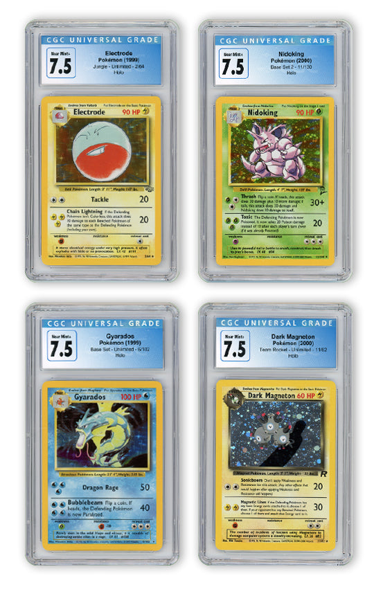 5X Vintage Slab Bag & Pokémon Booster Pack