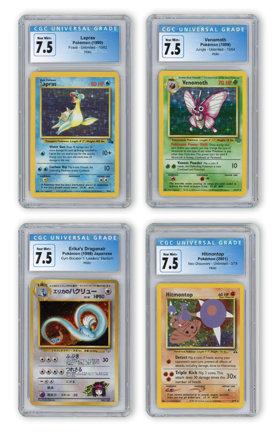 100X Vintage Slab Bag & Pokémon Booster Pack