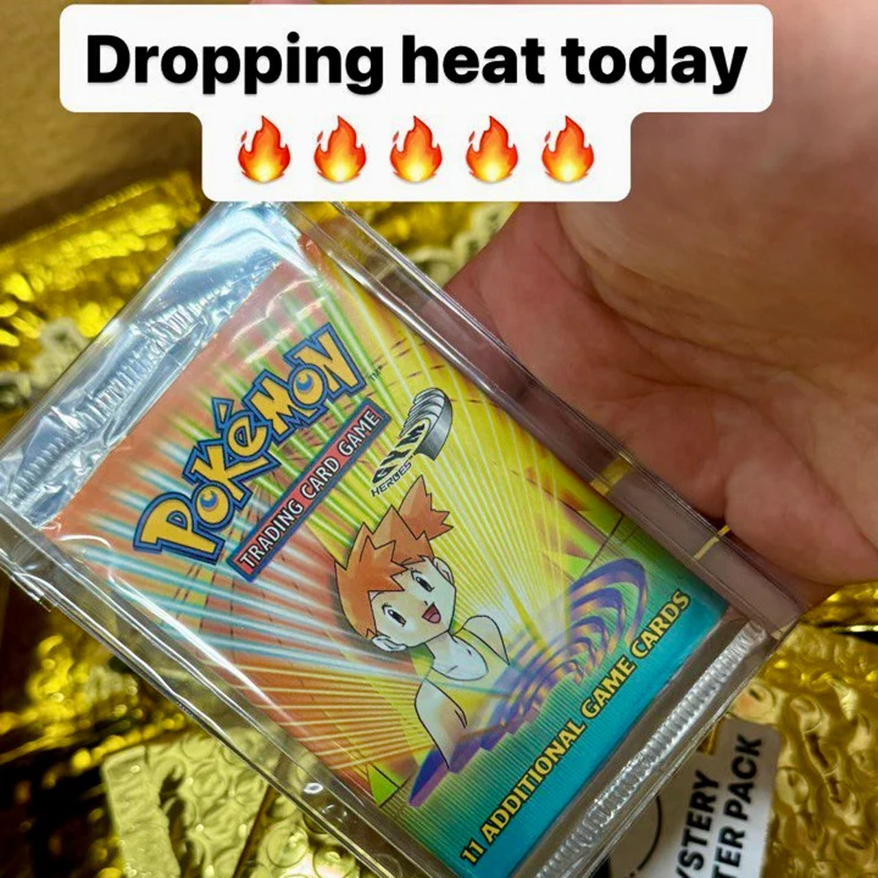 10X Pokémon Booster Packs and Golden Ticket – MysteryPokeSlabs