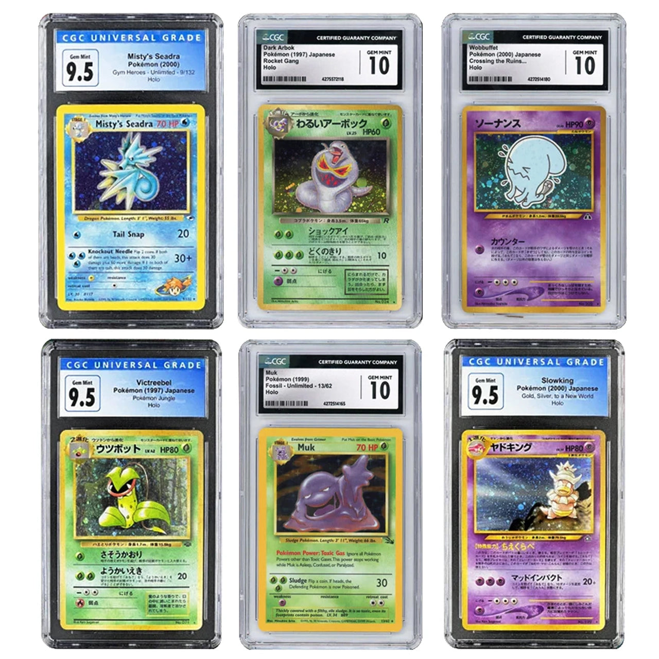 Vintage Graded Card and Golden Ticket MysteryPokeSlabs Vintage Graded Card and Golden Ticket MysteryPokeSlabs