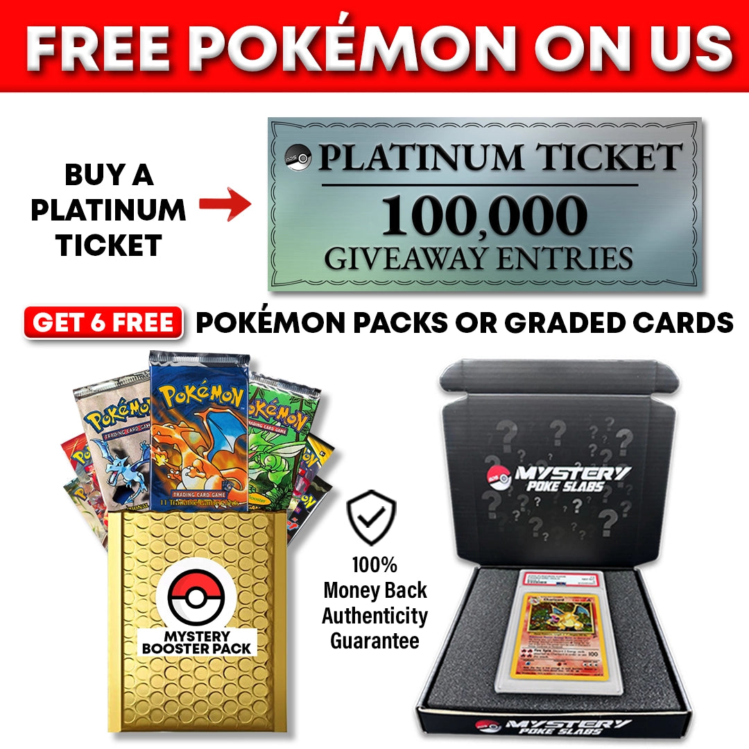 100,000 Giveaway Entries + FREE Pokémon