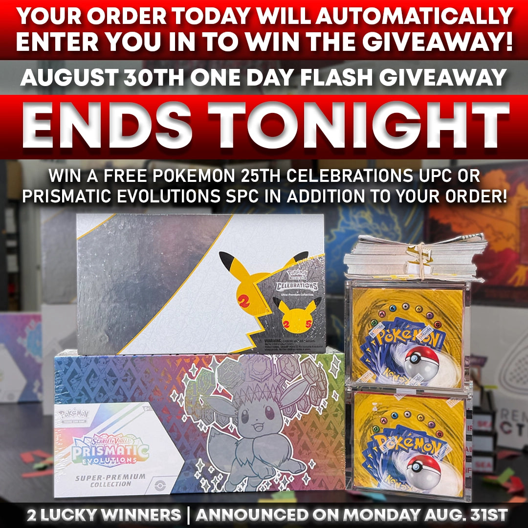 pokemon booster box giveaway 25X Pokémon Packs and Golden Ticket – MysteryPokeSlabs Quantity:1 Collector’s Edition Magic The Best Masters 25