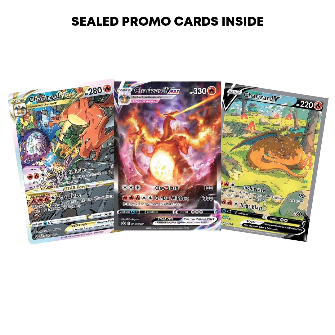 Sword & Shield Charizard Ultra Premium Collection and Two Golden Ticke MysteryPokeSlabs Sword & Shield Charizard Ultra Premium Collection and Two Golden Ticke MysteryPokeSlabs