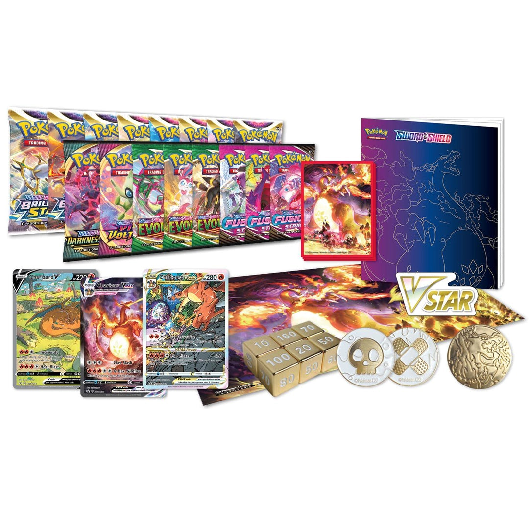 Sword & Shield Charizard Ultra Premium Collection and Two Golden Tickets