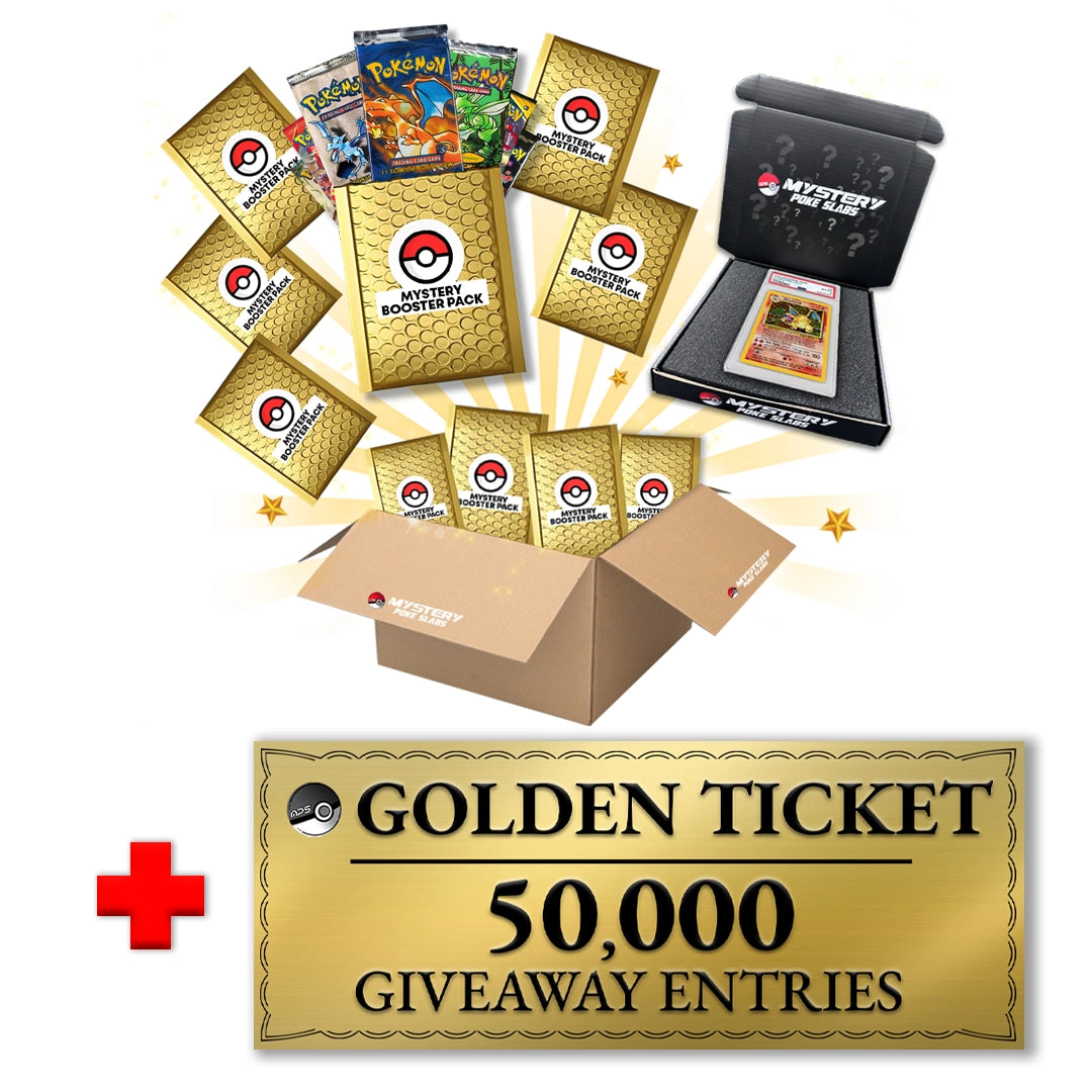 Starter Pokémon Mystery Box and Golden Ticket