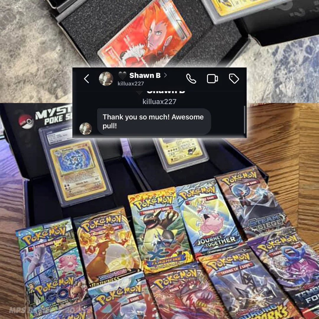 Starter Pokémon Mystery Box and Golden Ticket