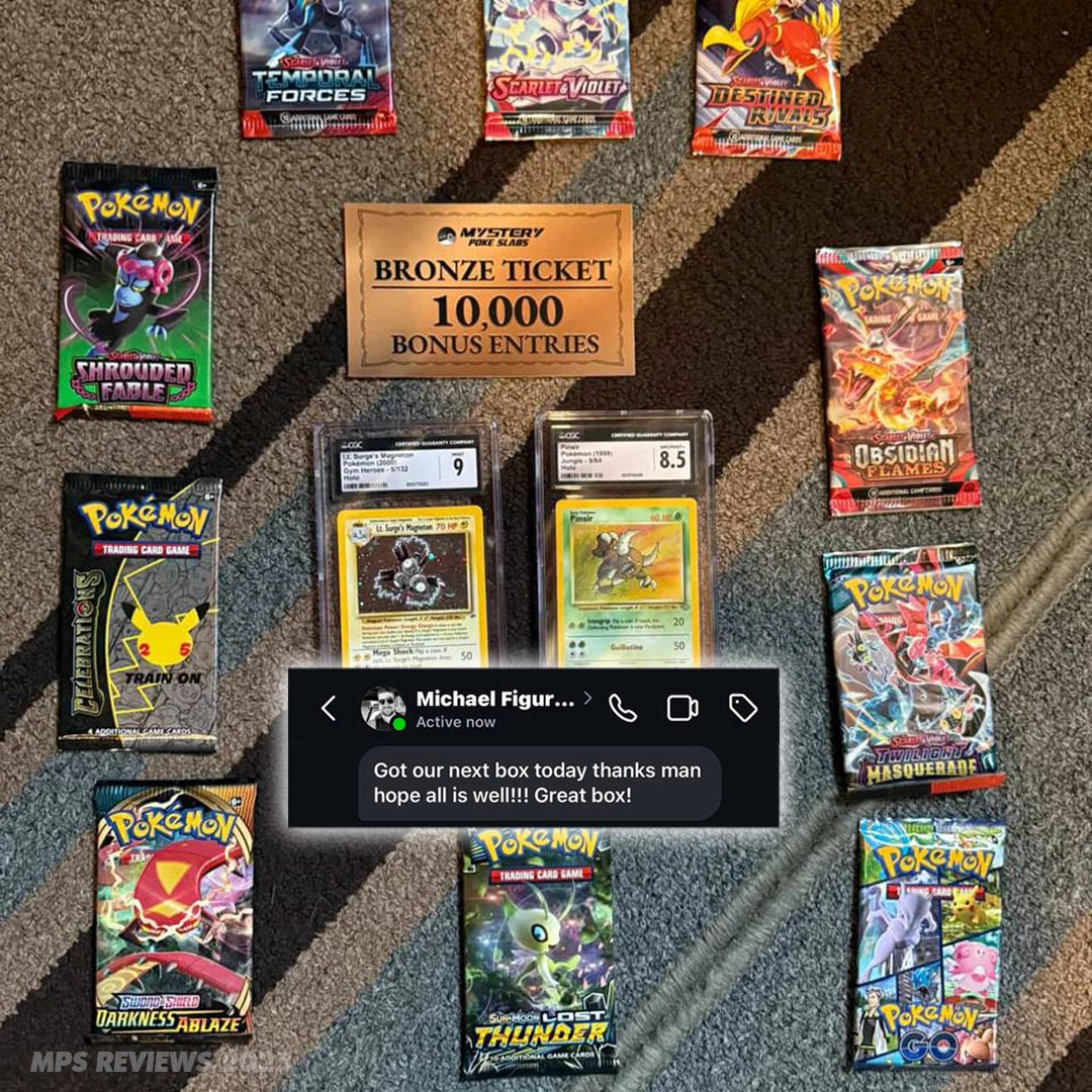 Starter Pokémon Mystery Box and Golden Ticket