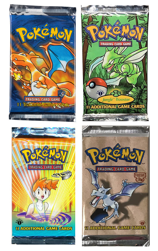 2X Vintage Slab Bag & Pokémon Booster Pack