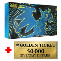 Thumbnail for Mega Charizard X ex Ultra Premium Collection and Golden Ticket