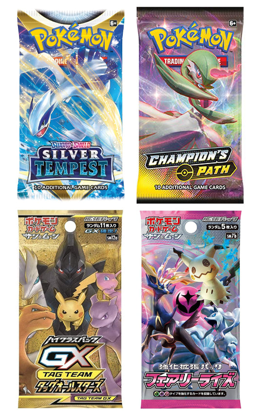 5X Vintage Slab Bag & Pokémon Booster Pack