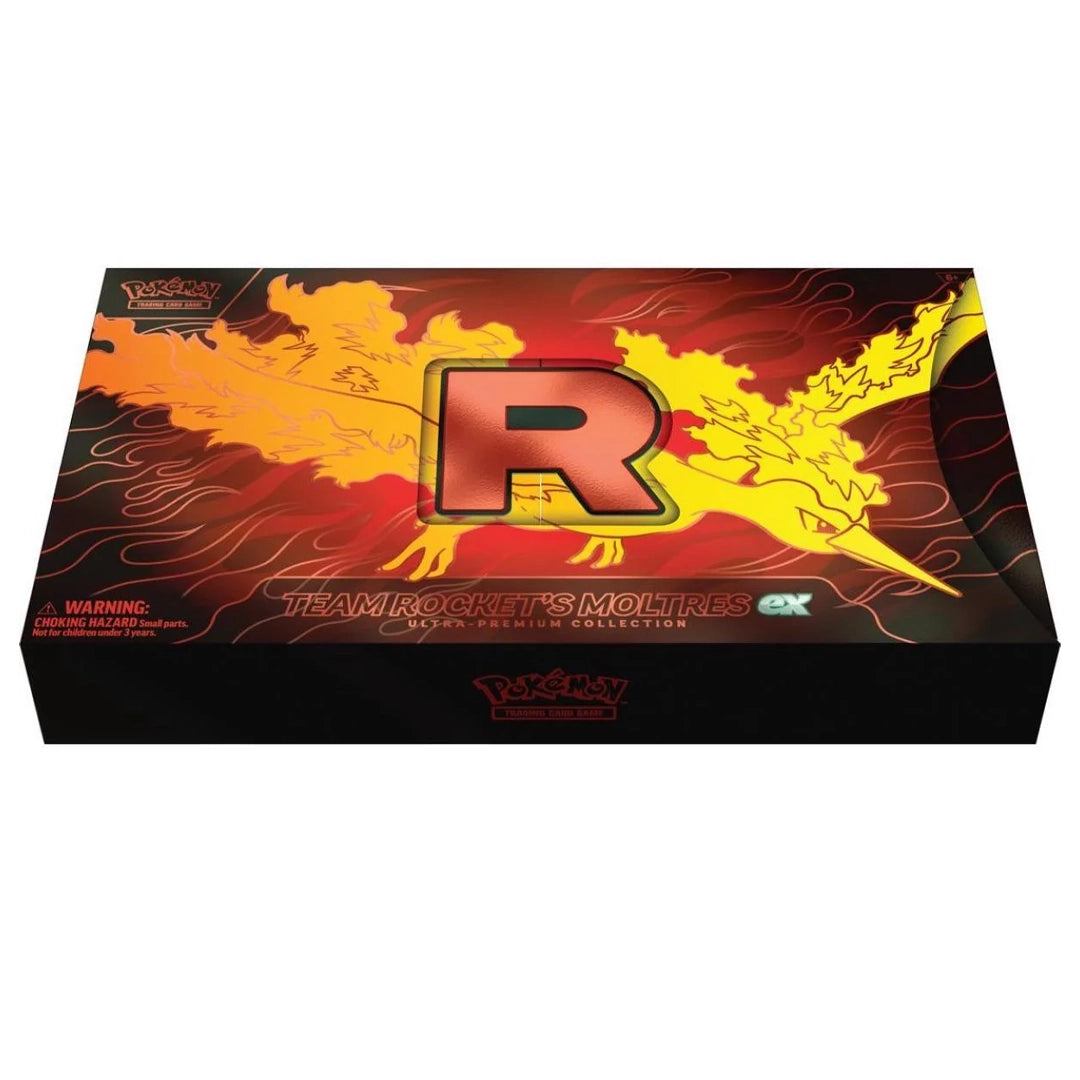 3 team rocket's pokémon with 2 booster packs & coin Team Rocket Moltres ex UPC and Golden Ticket – MysteryPokeSlabs