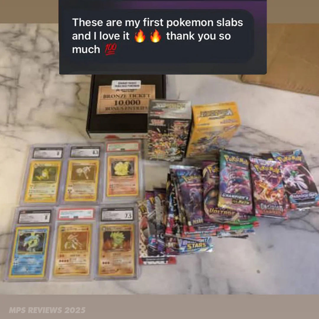 Premium Pokmon Mystery Box and Two Golden Tickets MysteryPokeSlabs Premium Pokmon Mystery Box and Two Golden Tickets MysteryPokeSlabs