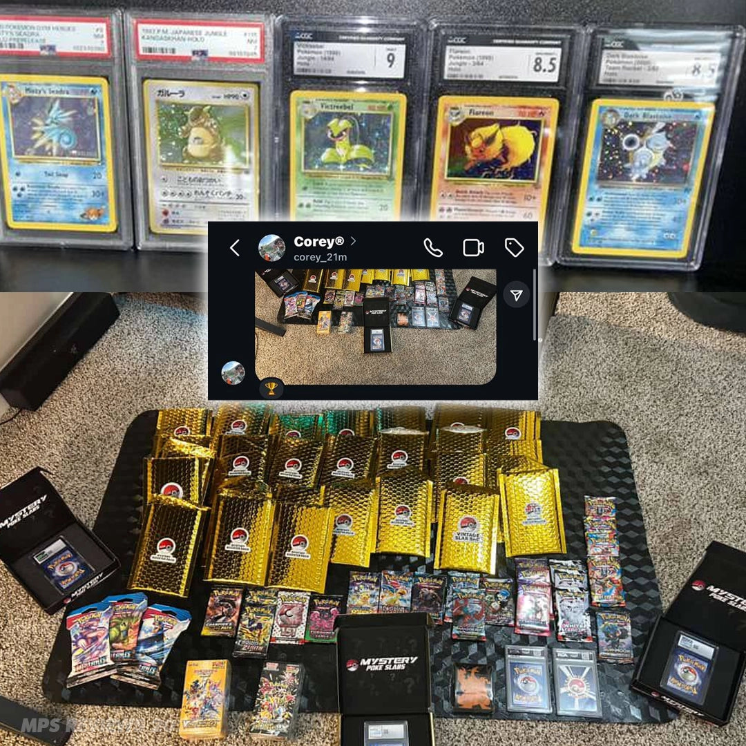 Premium Pokmon Mystery Box and Two Golden Tickets MysteryPokeSlabs Premium Pokmon Mystery Box and Two Golden Tickets MysteryPokeSlabs