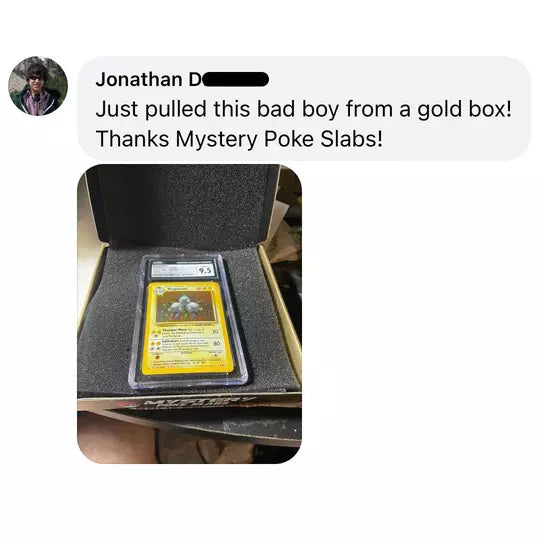 Vintage Graded Card and Golden Ticket MysteryPokeSlabs Vintage Graded Card and Golden Ticket MysteryPokeSlabs