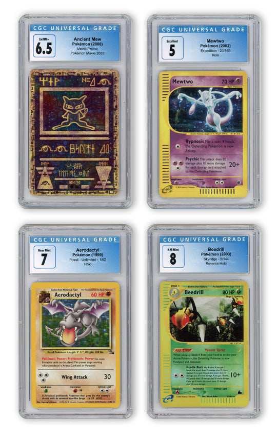 5X Vintage Slab Bag & Pokémon Booster Pack